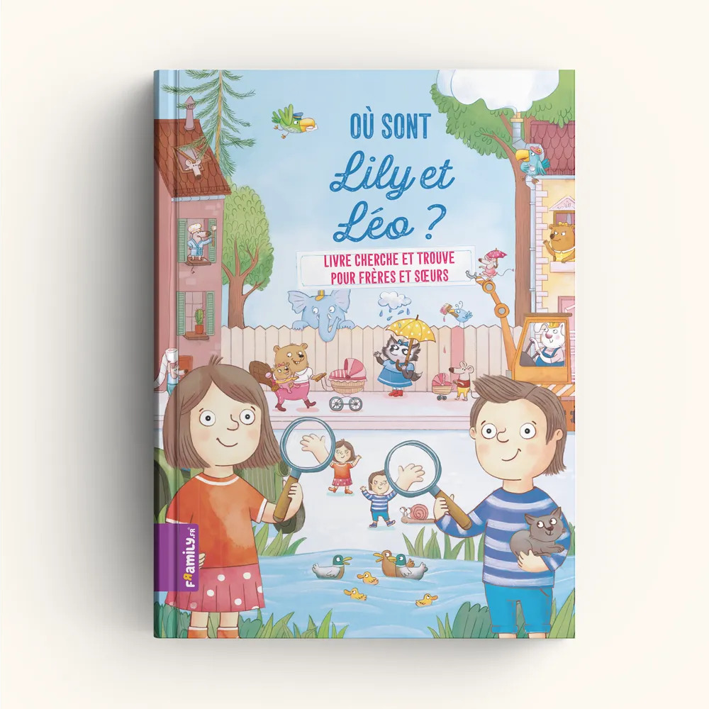 Livre cherche et trouve pour frères et sœurs