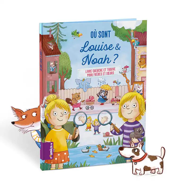 Livre cherche et trouve pour frères et sœurs