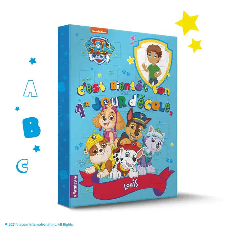 Calendrier de début d'école Pat’Patrouille