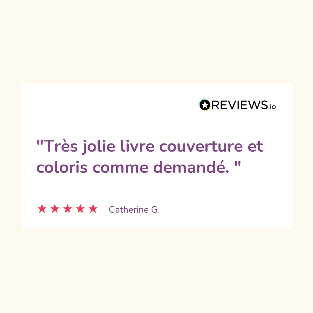 Appreciation: "Parce que tu es toute ma vie"