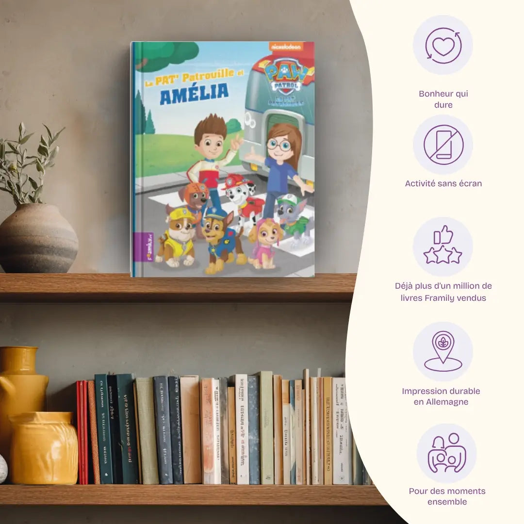 Avantages: Bonheur qui dure, Activité sans écran, Déjà plus d’un million de livres Framily vendus, Impression durable en Allemagne, Pour des moments ensemble