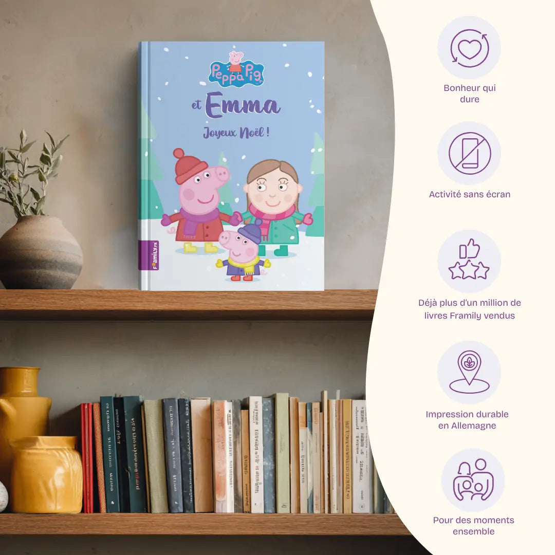 Avantages: Bonheur qui dure, Activité sans écran, Déjà plus d’un million de livres Framily vendus, Impression durable en Allemagne, Pour des moments ensemble